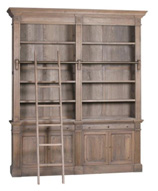 HENRI SINGLE BOOKCASE WITH LADDER